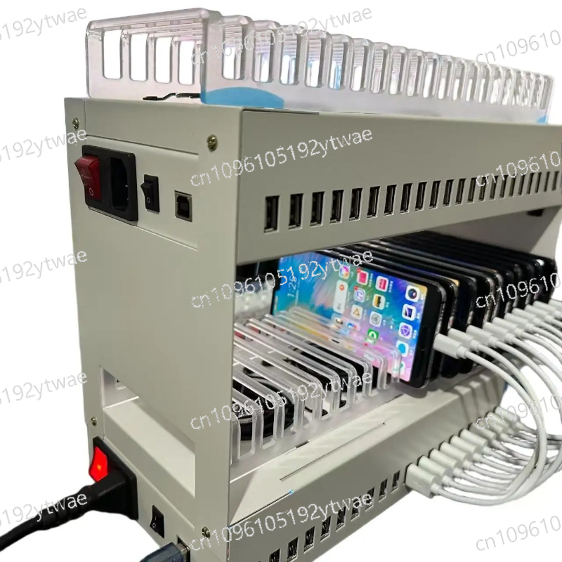 Multi Port Usb Hub - กล่องฮับ USB หลายพอร์ตสำหรับควบคุมและจัดการแบบซิงโครไนซ์สำหรับโทรศัพท์มือถือจำนวนมาก