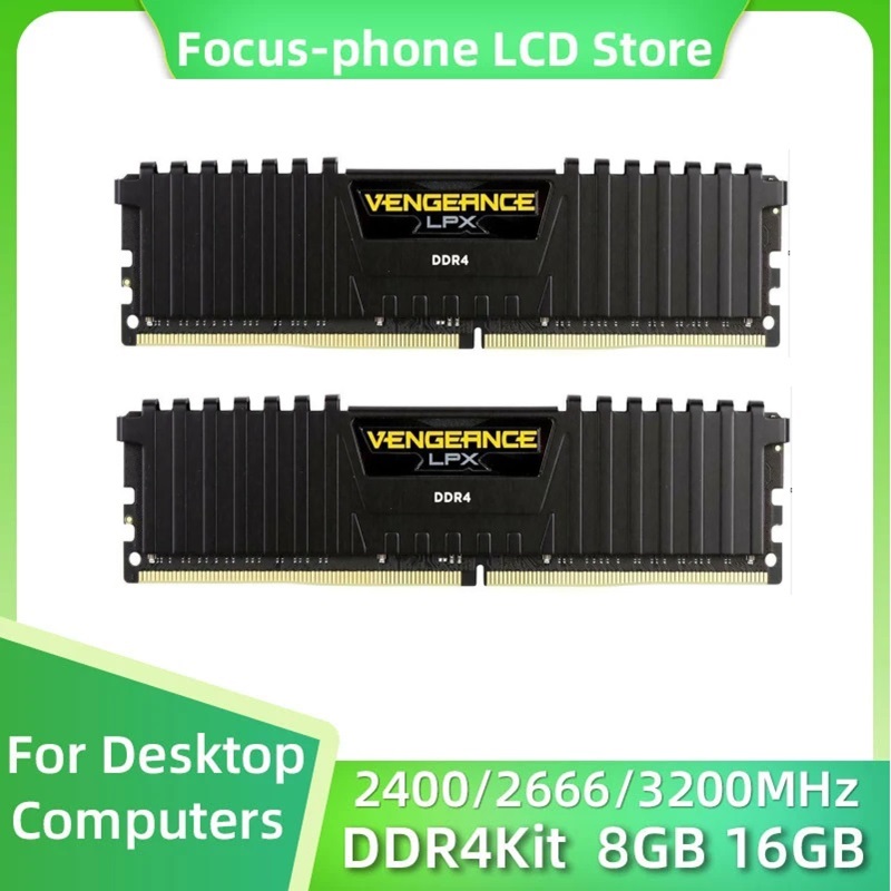 Corsair Ram Vengeance 16Gb - ใหม่ CORSAIR DDR4 RAM เดสก์ท็อปหน่วยความจํา Vengeance