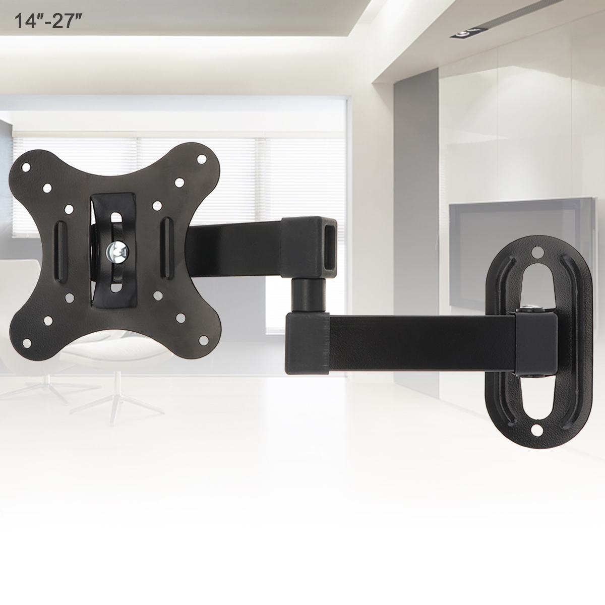 Flat Panel Mount Tilt - ขายึดทีวีติดผนังแบบปรับได้ 10 กก. สำหรับทีวีจอแบน รุ่น Universal