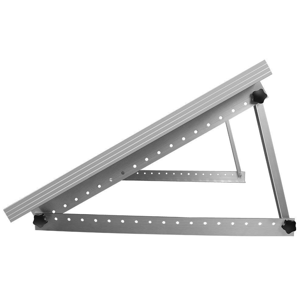Flat Panel Mount Tilt - Renogy 28in ที่ยึดแผงโซล่าปรับได้พร้อมขาเอียงแบบพับได้บนพื้นผิวเรียบสำหรับ RV, หลังคา, เรือ,