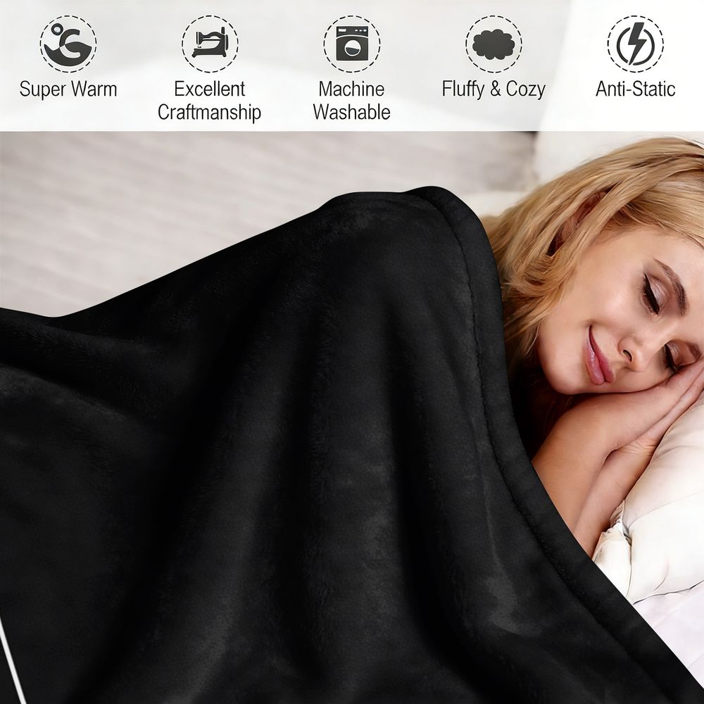 ผ้าห่มฟลานเนลพิมพ์ลายไอคอนแบตเ - The Office Tech บทวิจารณ์และราคา