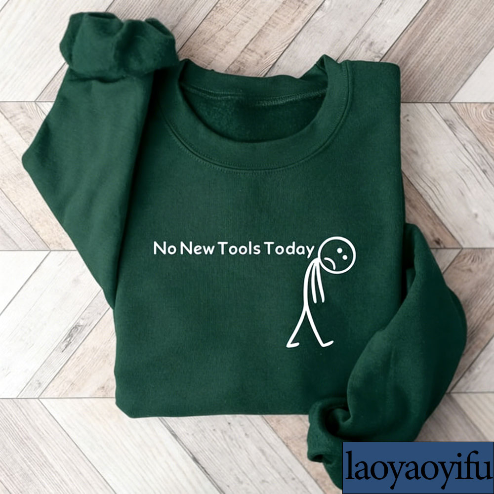 เสื้อสเวตเชิ้ต No New Tools To - The Office Tech บทวิจารณ์และราคา