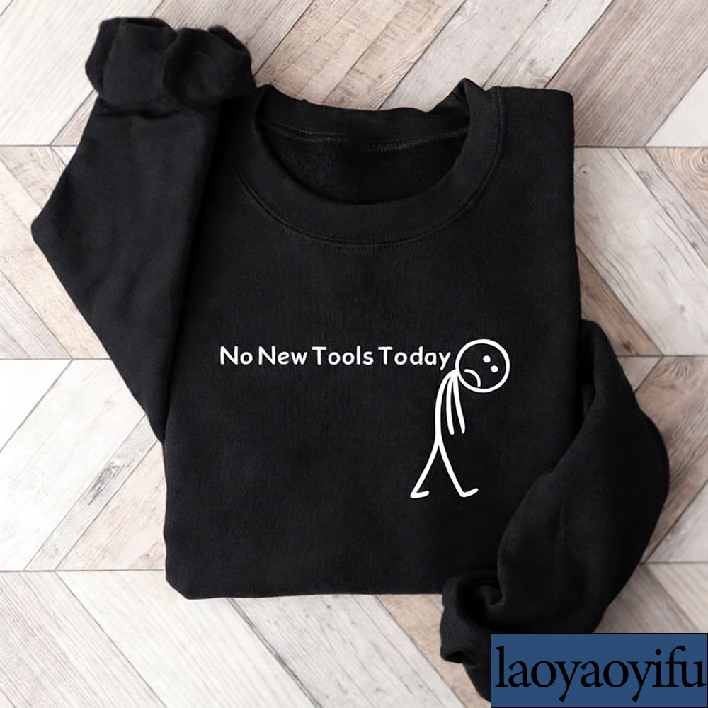 เสื้อสเวตเชิ้ต No New Tools To - The Office Tech บทวิจารณ์และราคา