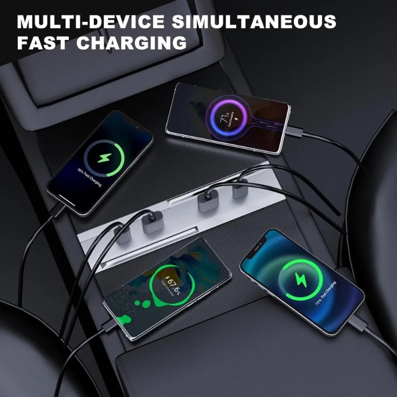 อะแดปเตอร์คอนโซลกลางรถยนต์ มัล - Multi Port Usb Hub บทวิจารณ์และราคา