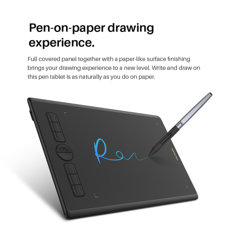 Huion H580X แท็บเล็ตกราฟิกดิจิ - Drawing Pad Signature บทวิจารณ์และราคา