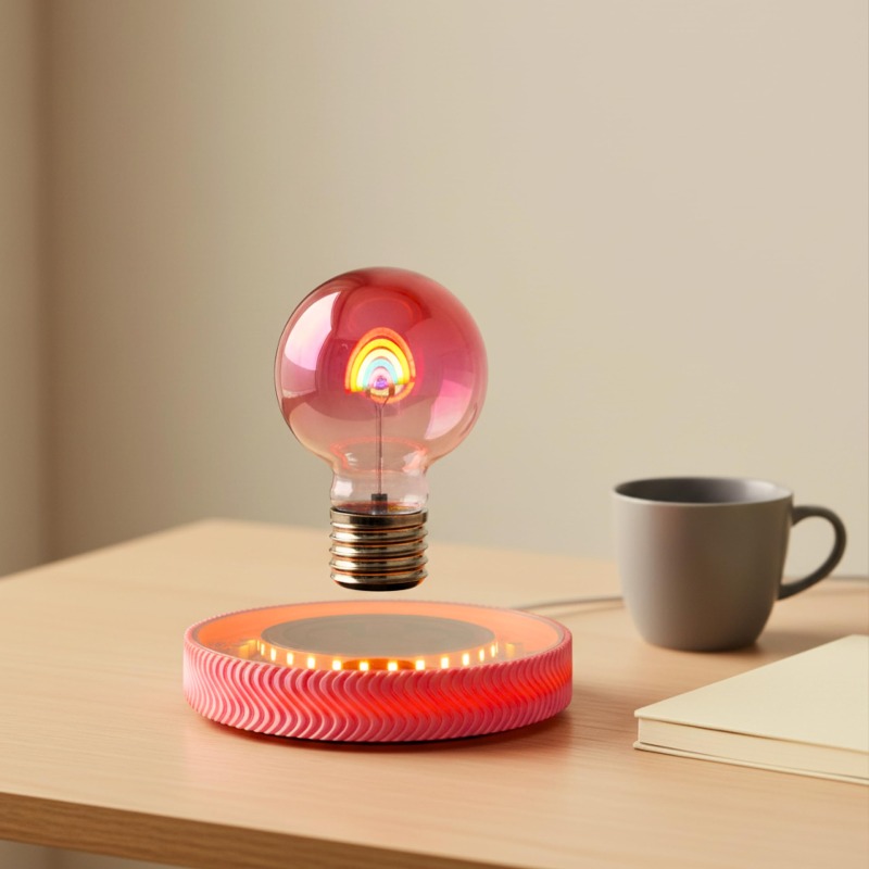 หลอดไฟ LED ลอยได้ไร้สาย โคมไฟต - The Office Tech บทวิจารณ์และราคา