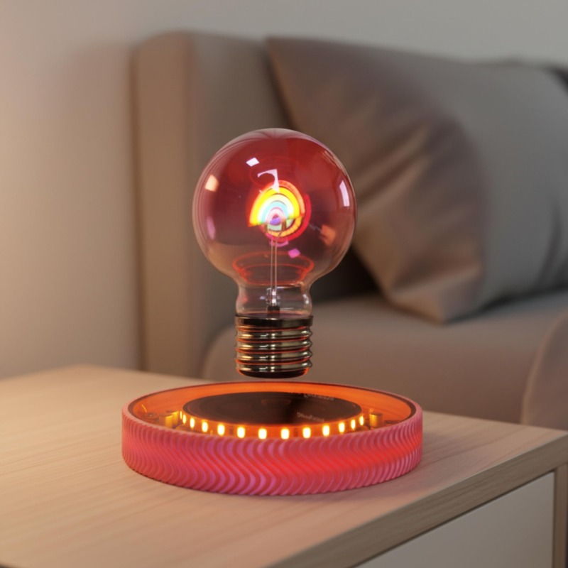 หลอดไฟ LED ลอยได้ไร้สาย โคมไฟต - The Office Tech บทวิจารณ์และราคา