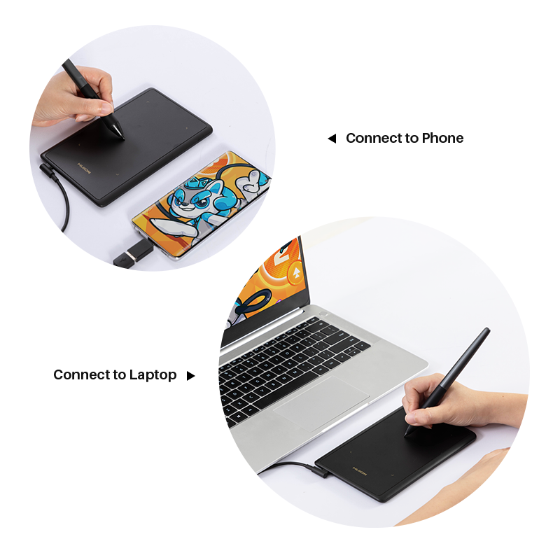 4x2.6 นิ้ว Huion H420X กราฟิกแ - Drawing Pad Signature บทวิจารณ์และราคา
