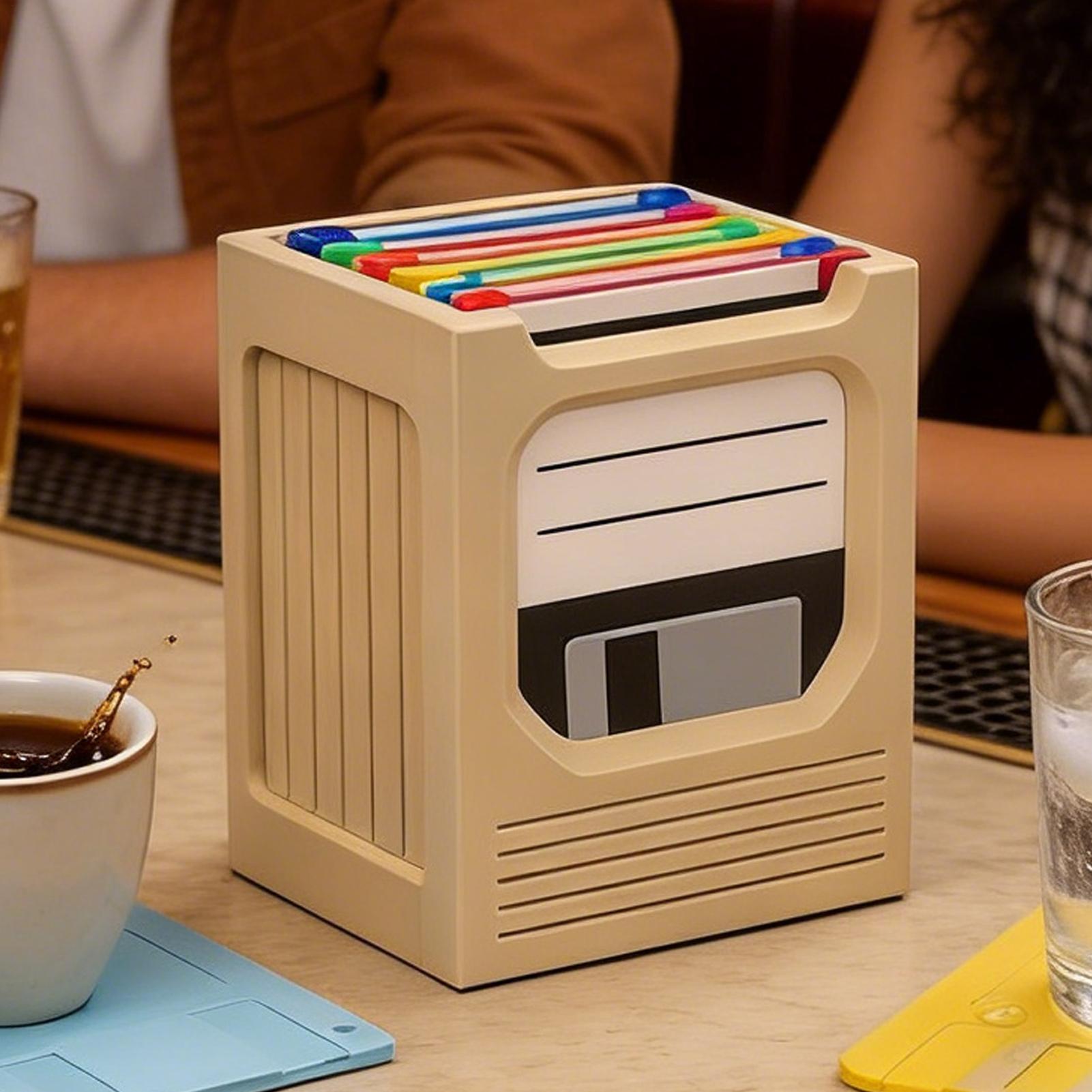 ชุดที่วางแก้วน้ำสไตล์เรโทร ชั้ - The Office Tech บทวิจารณ์และราคา