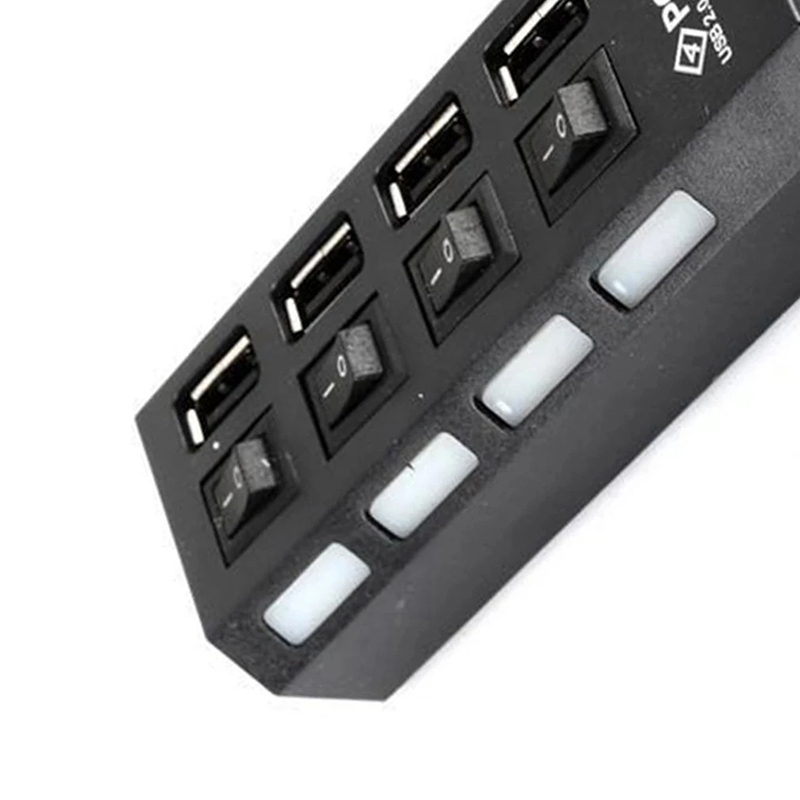 ฮับ USB 4 in 1 พร้อมสวิตช์ USB - Multi Port Usb Hub บทวิจารณ์และราคา