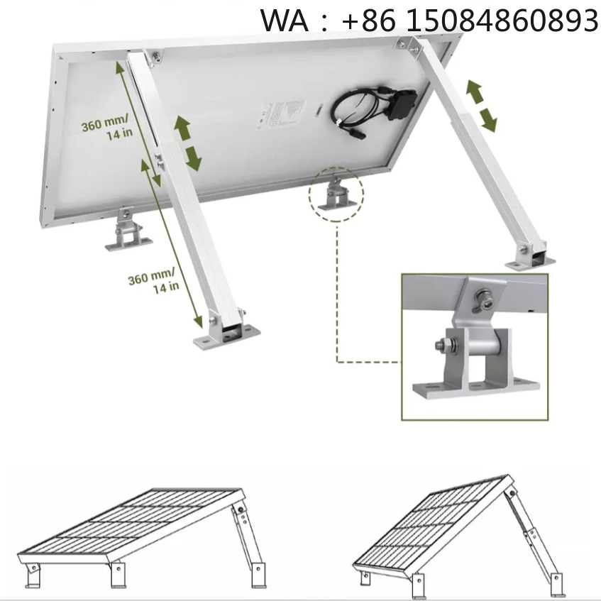 ขายึดแผงโซลาร์เซลล์แบบสามเหลี่ - Flat Panel Mount Tilt บทวิจารณ์และราคา