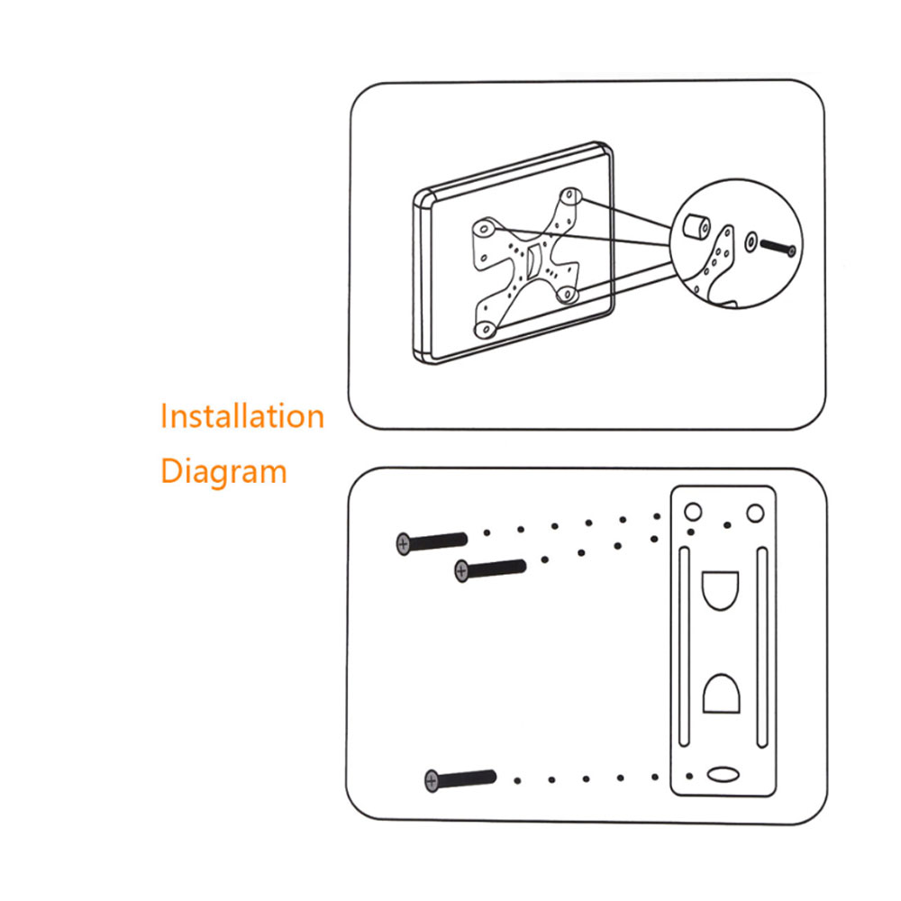 TV Wall Mount Bracketแบนแผงกรอ - Flat Panel Mount Tilt บทวิจารณ์และราคา