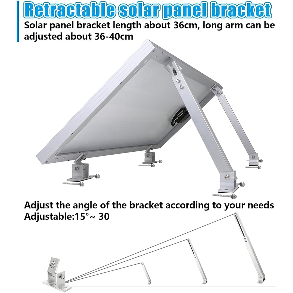 ขายึดแผงโซลาร์เซลล์ปรับระดับได - Flat Panel Mount Tilt บทวิจารณ์และราคา